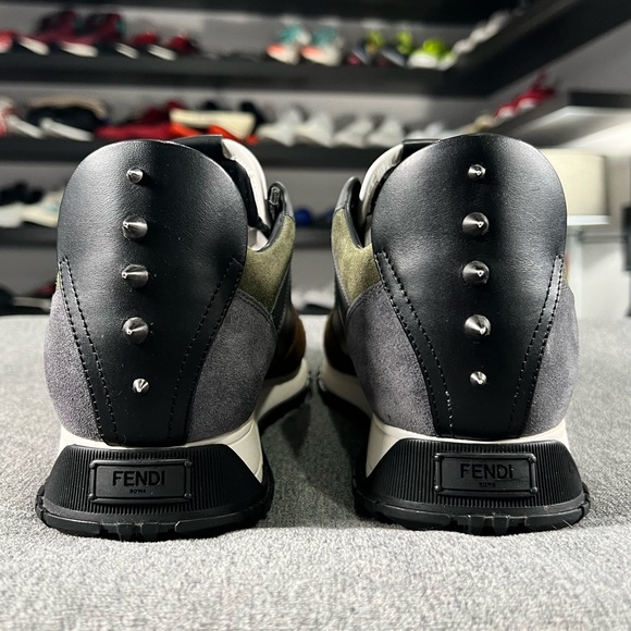 🛑SOLD🛑🌴FENDI MONSTER TRAINER SNEAKER ‘SUEDE’🌴 - Picture 7 of 11